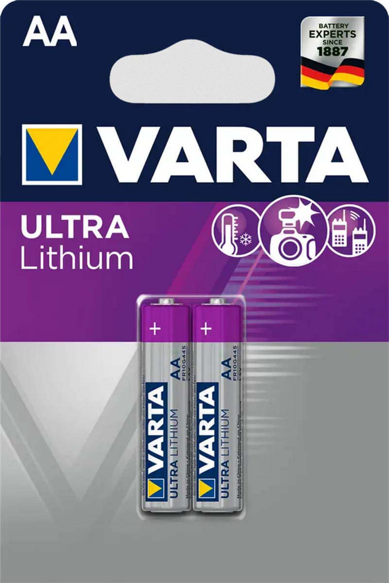 батарейки (2 шт.) Varta FR6/AA ULTRA LITHIUM 6106-2BL 