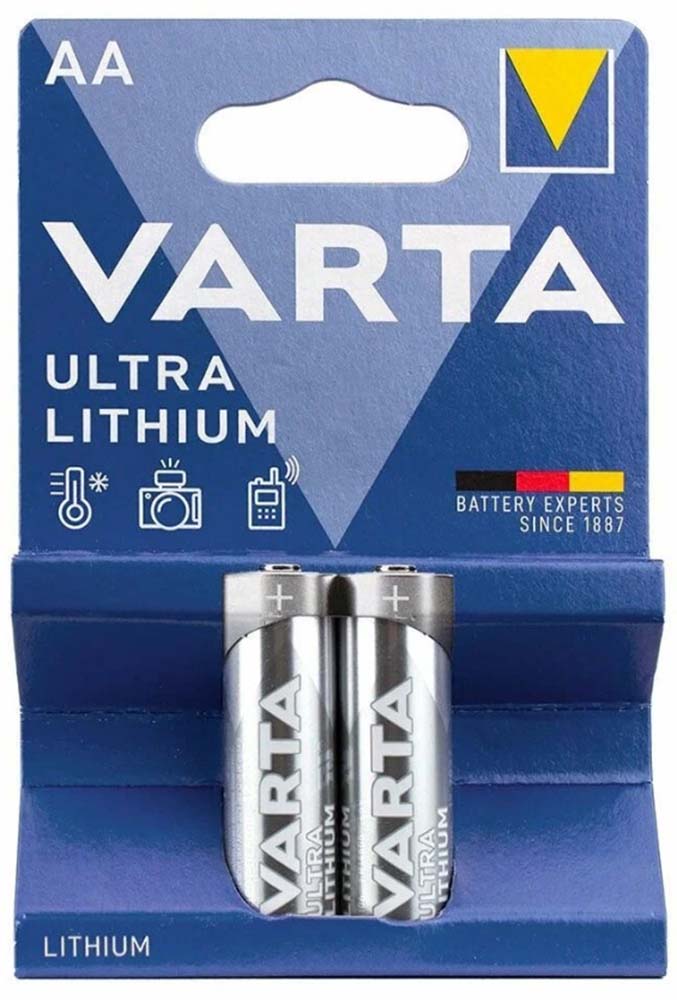 батарейки (2 шт.) Varta FR6/AA ULTRA LITHIUM 6106-2BL 