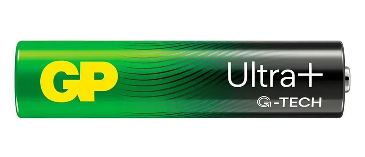 мизинчиковая батарейка GP Ultra Plus G-tech LR03/AAA-4BL 