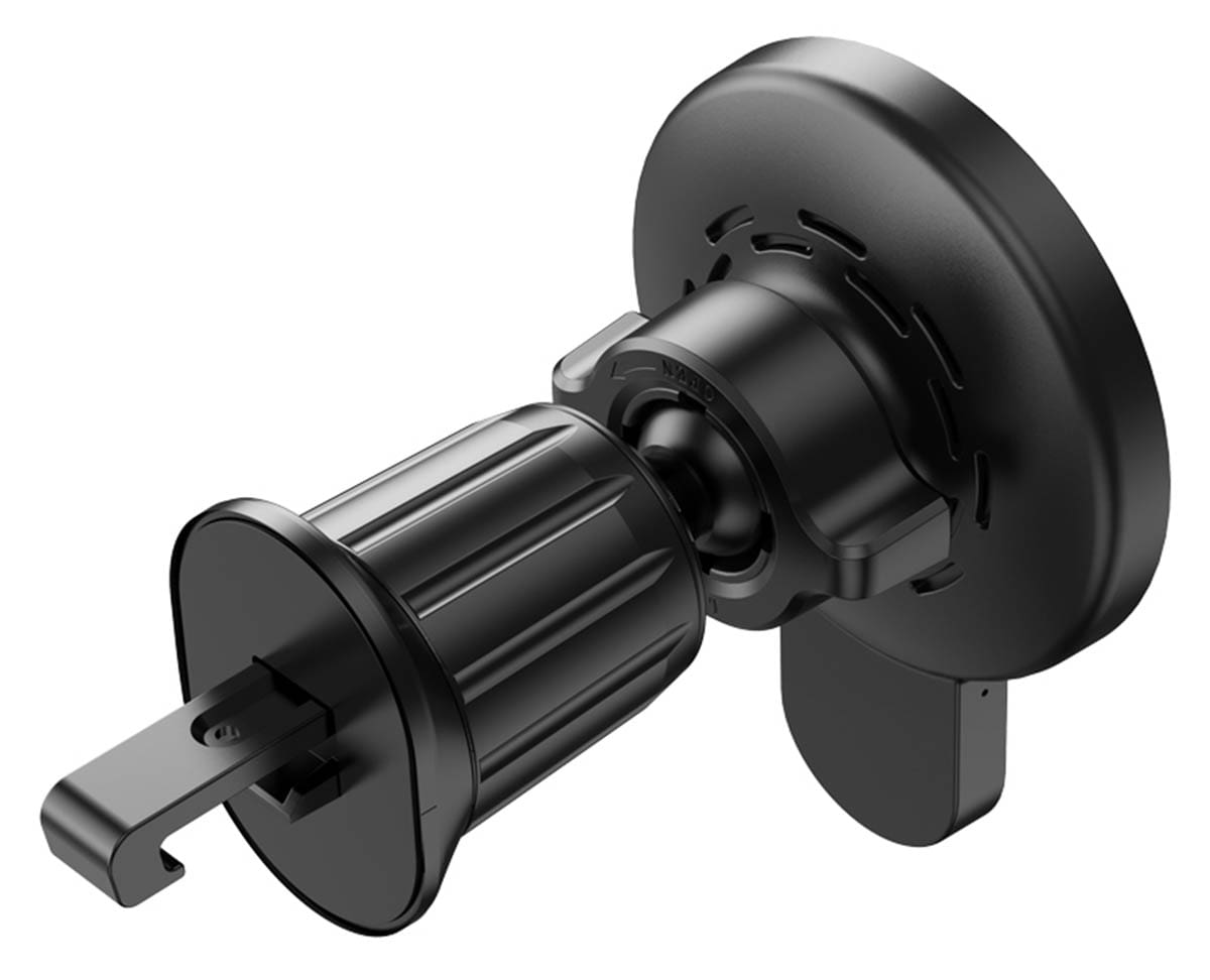 держатель с беспроводной зарядкой MagSafe Hoco CA85 Ultra-fast magnetic wireless charging car holder black