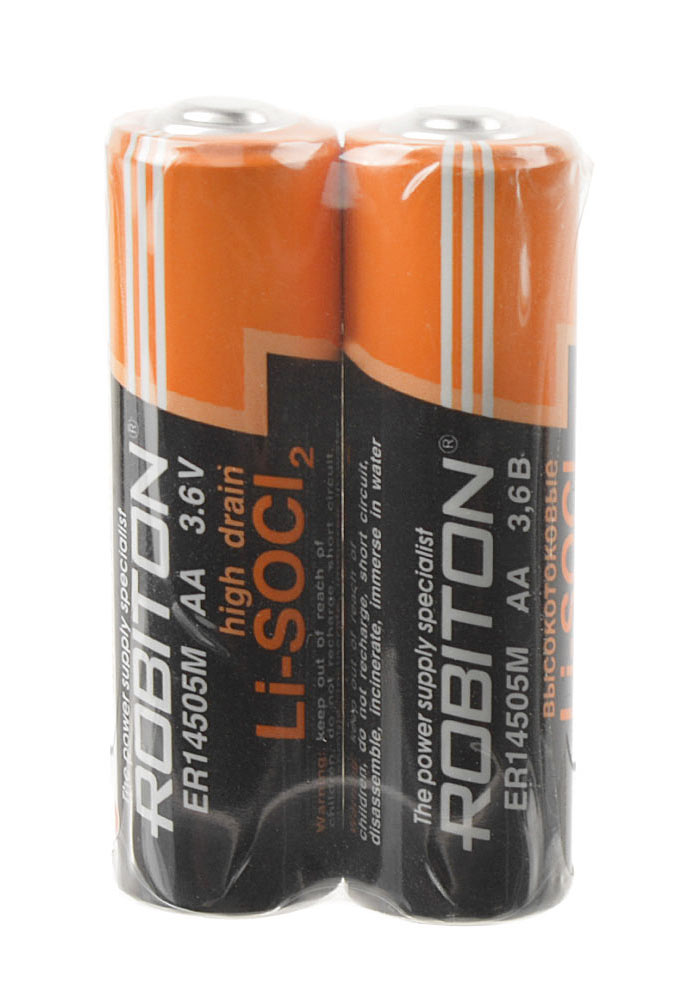 батарейка литий тионилхлоридная Robiton ER 14505M (AA) 
