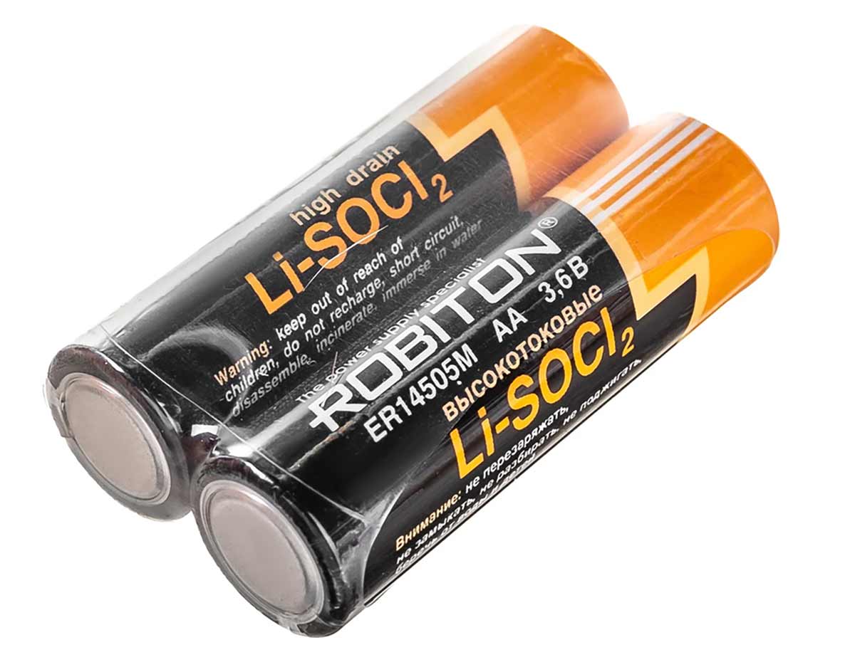 батарейка литий тионилхлоридная Robiton ER 14505M (AA) 