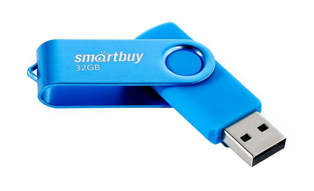 флешка USB SmartBuy Twist 32GB blue