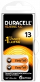 батарейки для слуховых аппаратов (6 шт) Duracell ZA13/PR48-6BL 