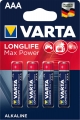 батарейки (4 шт.) Varta LR03/AAA LONGLIFE Max Power-4BL 