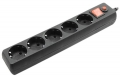 сетевой фильтр Гарнизон EHL-5 1,4 м/5 розеток черный