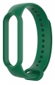 силиконовый ремешок Xiaomi для Mi Band 5 темно-зеленый