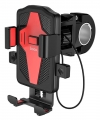 держатель на руль велосипеда Hoco CA73 Flying one-touch bicycle and motorcycle universal holder black &amp; red