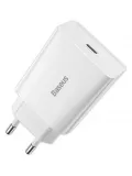 быстрая сетевая зарядка для iPhone Baseus Speed Mini Quick Charger 1C 20W white
