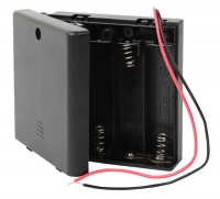 батарейный бокс Robiton Bh4xAA/switch