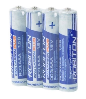 батарейки (4 шт.) Robiton PLUS R03/AAA-SR4