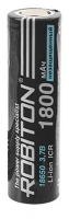 литиевый аккумулятор Robiton 18650 Li-Ion 1800 mAh  без защиты