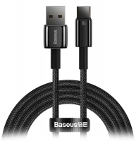 кабель передачи данных Baseus Tungsten Gold Fast Charging Data Cable USB to Type-C 100W 2m