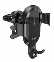 держатель с беспроводной зарядкой Hoco CA105 Guide three-axis linkage wireless charging car holder