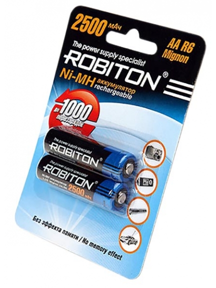 аккумулятор Robiton 2500 mAh R6/AA-2BL