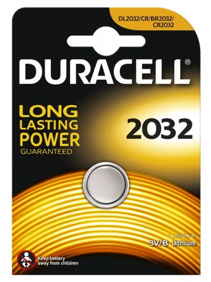 литиевая батарейка Duracell CR2032-1BL