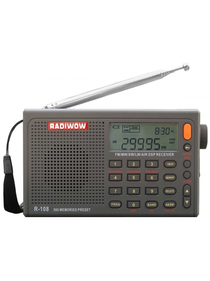 всеволновый цифровой радиоприемник RADIWOW R-108