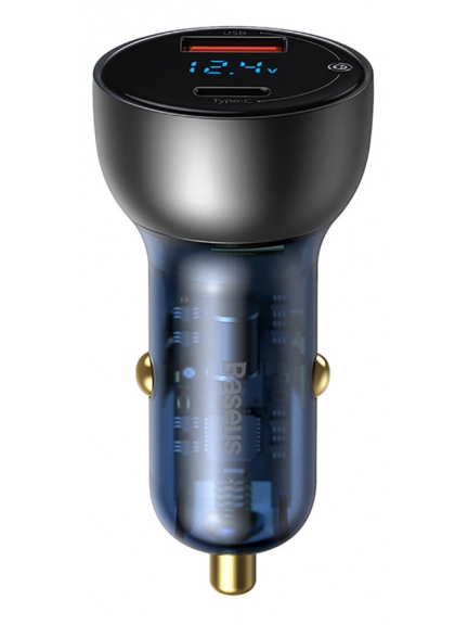автомобильное зарядное устройство 65 Вт Baseus Particular Digital Display QC+PPS Dual Quick Charger Car Charger