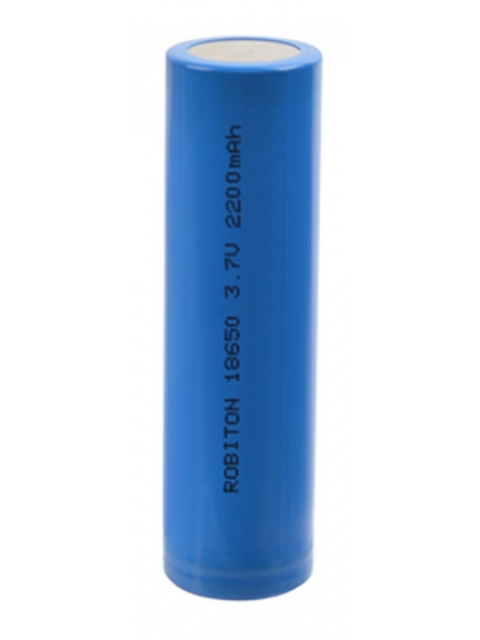 литиевый аккумулятор 3.7V Robiton 18650 Li-Ion 2200 mAh  без защиты