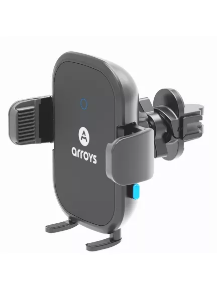 автомобильный держатель с беспроводной зарядкой Arroys Vent-W2 Auto 15W
