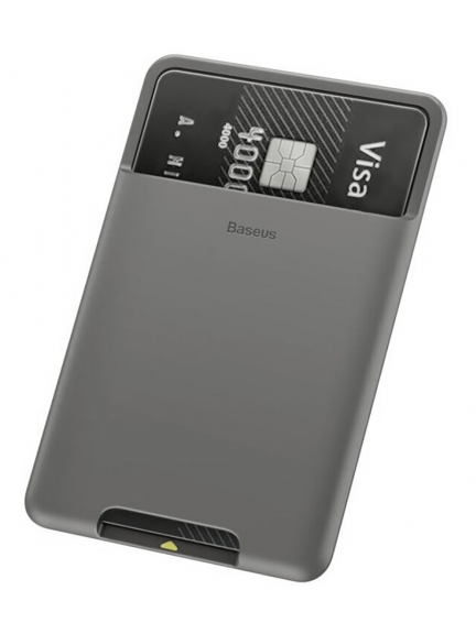 чехол для банковской карты на телефон Baseus Back stick silicone card bag