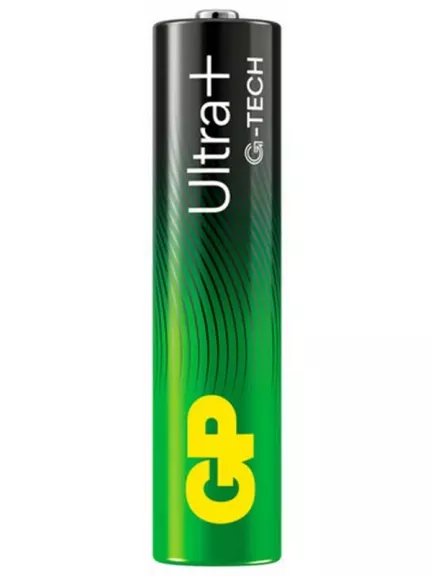 алкалиновая пальчиковая батарейка GP Ultra Plus G-tech LR6/AA-12BL