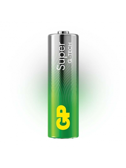 пальчиковая алкалиновая батарейка GP LR6/AA Super Alkaline G-TECH-S4