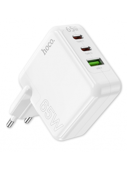 зарядное устройство для смартфона и ноутбука Hoco C115A Header PD65W three-port (2C1A)