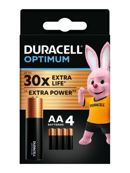 батарейки (4 шт.) Duracell LR6/AA OPTIMUM-4BL