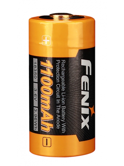 аккумулятор для фонаря Fenix ARB-L18-1100 18350 Li-Ion 1100mAh, защищенный