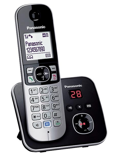 радиотелефон DECT Panasonic KX-TG6821RU black