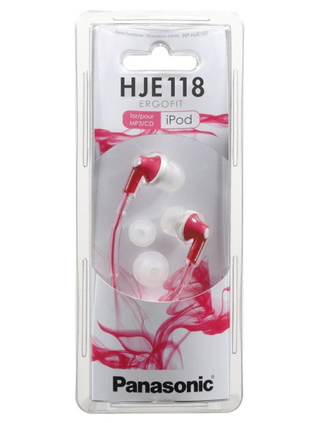 наушники Panasonic RP-HJE118 pink