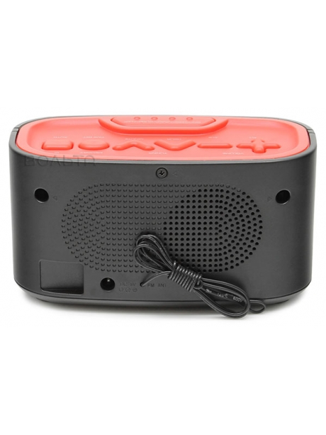 электронные часы настольные Uniel UTR-33 black/red