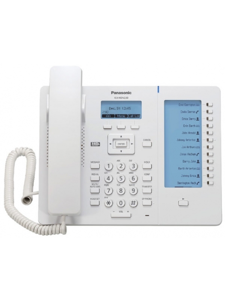 VoIP телефон Panasonic KX-HDV230RU white
