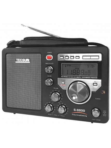 всеволновый цифровой радиоприемник с пультом Tecsun S-8800 (export version) black