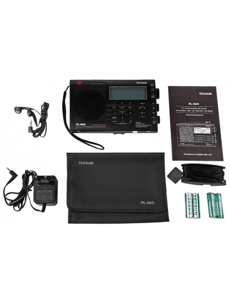 всеволновый цифровой радиоприемник Tecsun PL-660 (export version) black