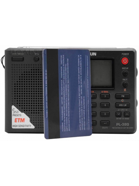 цифровой радиоприемник с хорошим приемом Tecsun PL-380 (export version) black