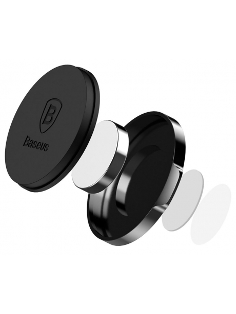магнитный держатель на липкой ленте Baseus Magnetic Small Ears Series black