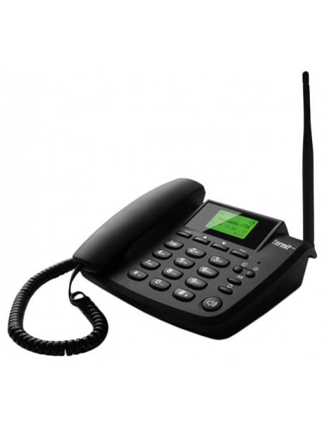 Стационарный "мобильный" телефон Termit FixPhone v2 rev.4 черный