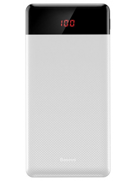 Power Bank Baseus Mini Cu digital display Power Bank 10000mAh white
