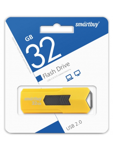 флешка USB SmartBuy STREAM 32Gb yellow