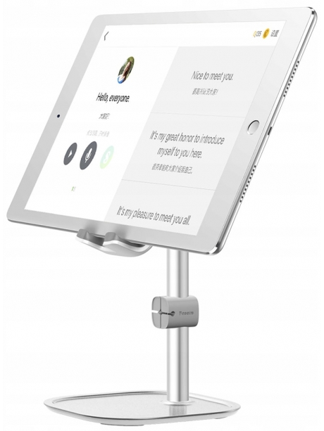 подставка для телефона и планшета Baseus Literary youth desktop bracket silver