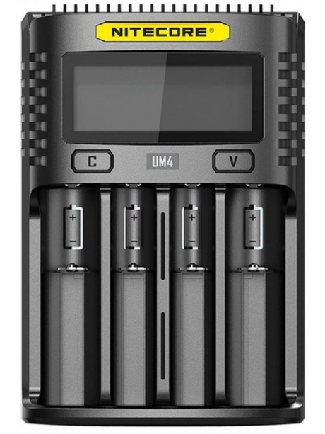 универсальное зарядное устройство на 4 канала NiteCore UM4 