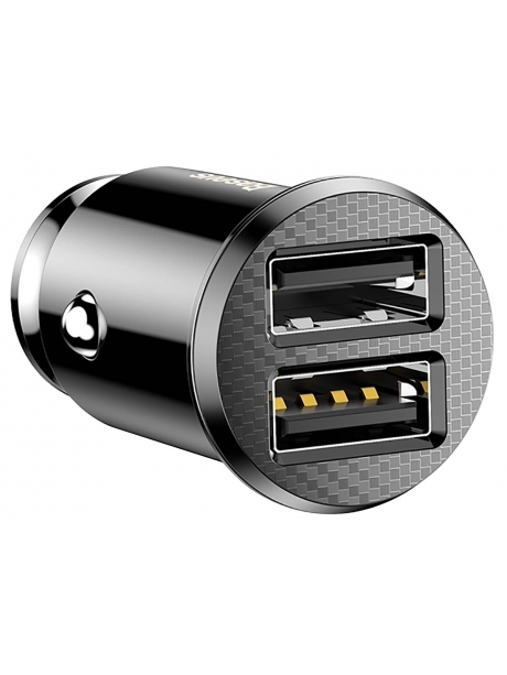 автомобильное зарядное устройство Baseus Grain black