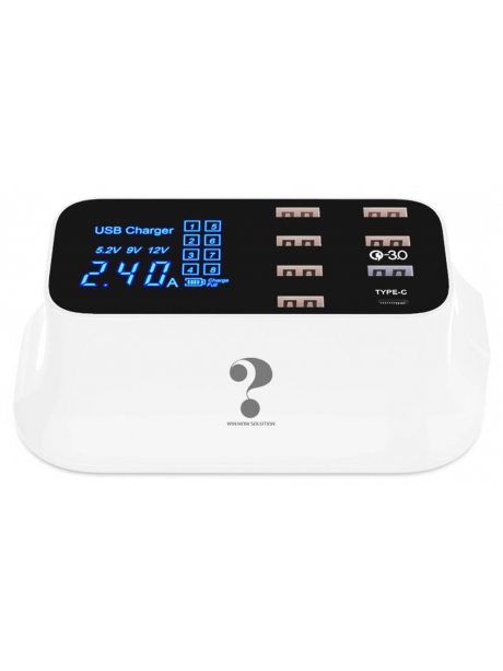 настольное зарядное устройство Wisdom YC-CDA19Q white