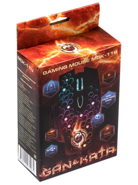 игровая мышь Dialog Gan-Kata MGK-11U black