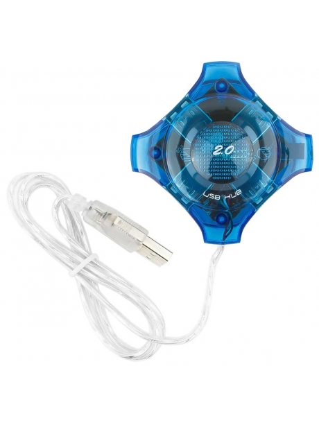 USB концентратор Gembird UHB-C224 синий