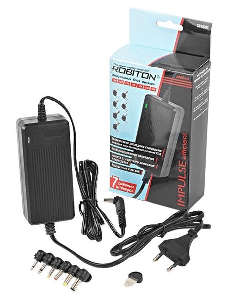 универсальный блок питания для ноутбука Robiton TN3000S 