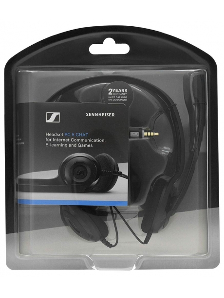 гарнитура для смартфона и ноутбука Sennheiser PC 5 CHAT black
