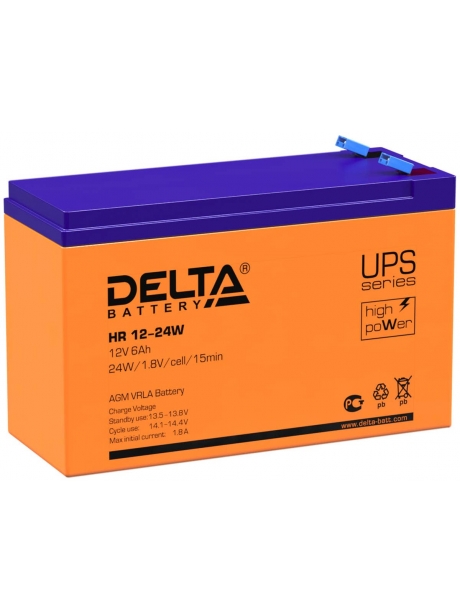 аккумулятор для ИБП Delta HR 12-24W 